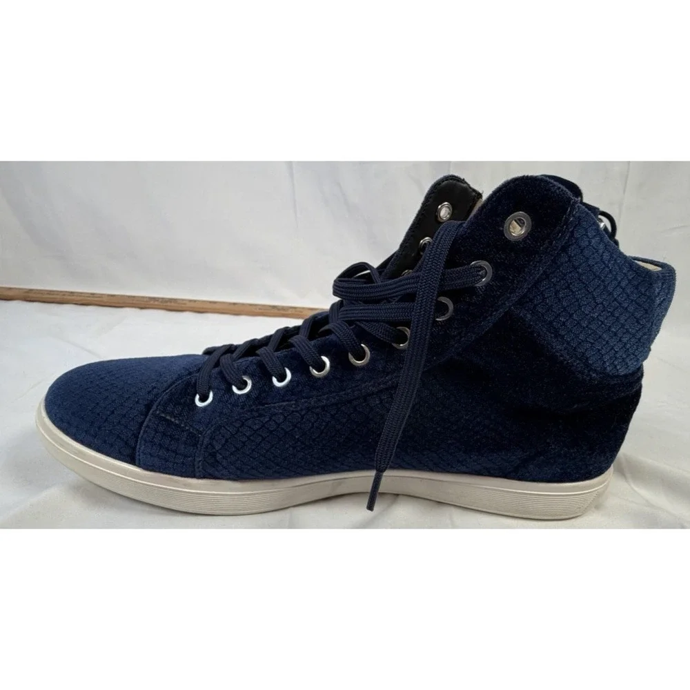 Aldo Shoes Men Blue Zip‎ & Lace Up  Size 10